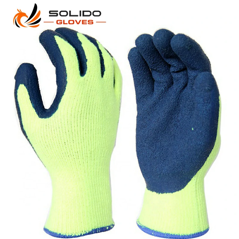 Acrylic anti-cold winter working gloves