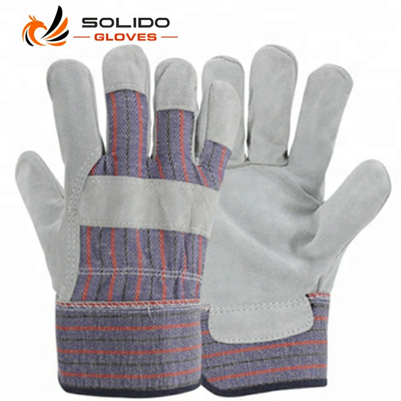 abrasion & heat resistant welding leather gloves